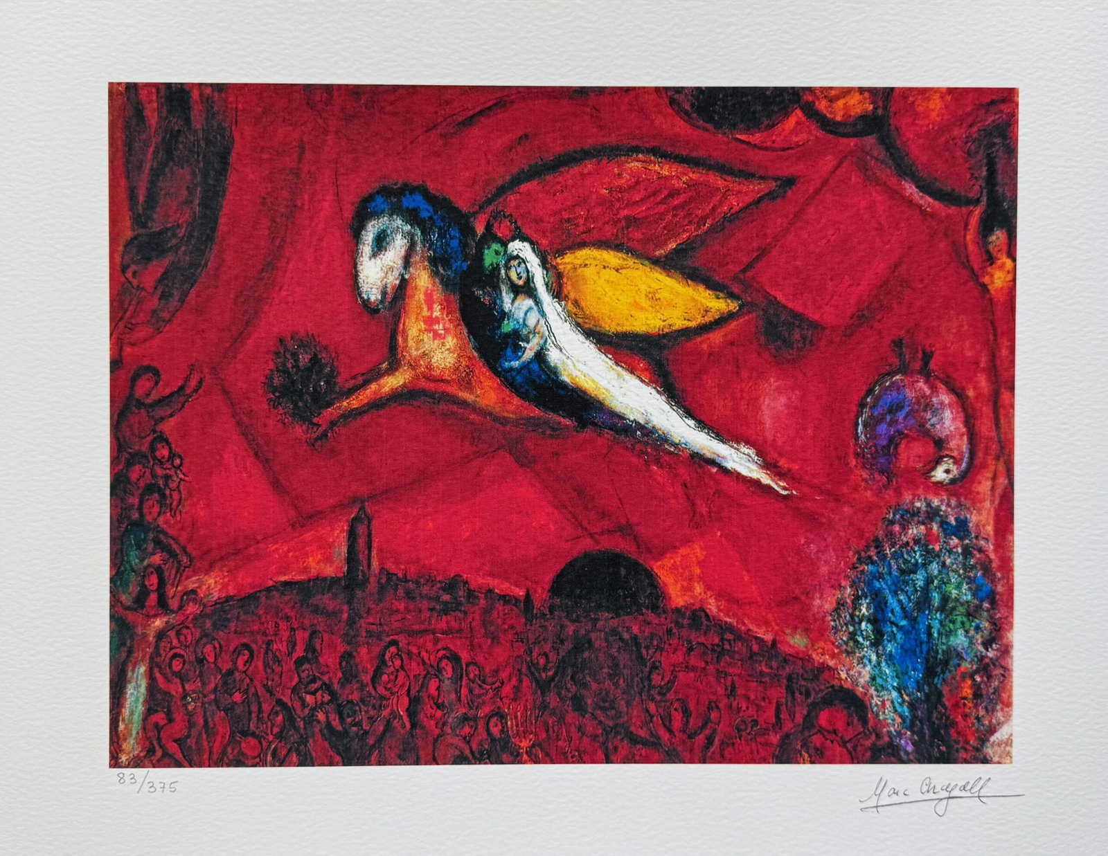 Marc Chagall SONG OF SONGS Facsimile Signed Limited Edition Giclee