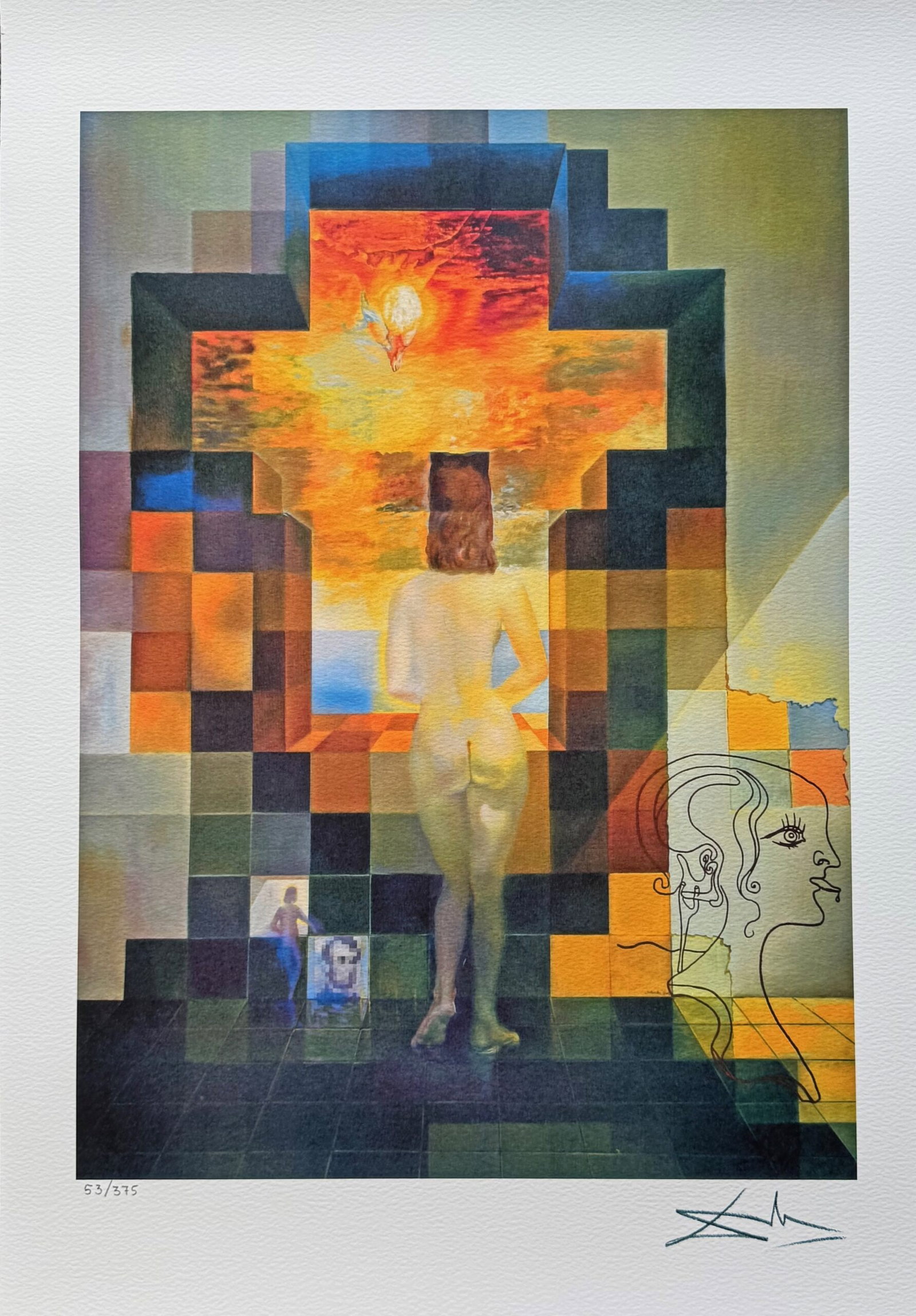 Salvador Dali DALIVISION Facsimile Signed Limited Edition Giclee