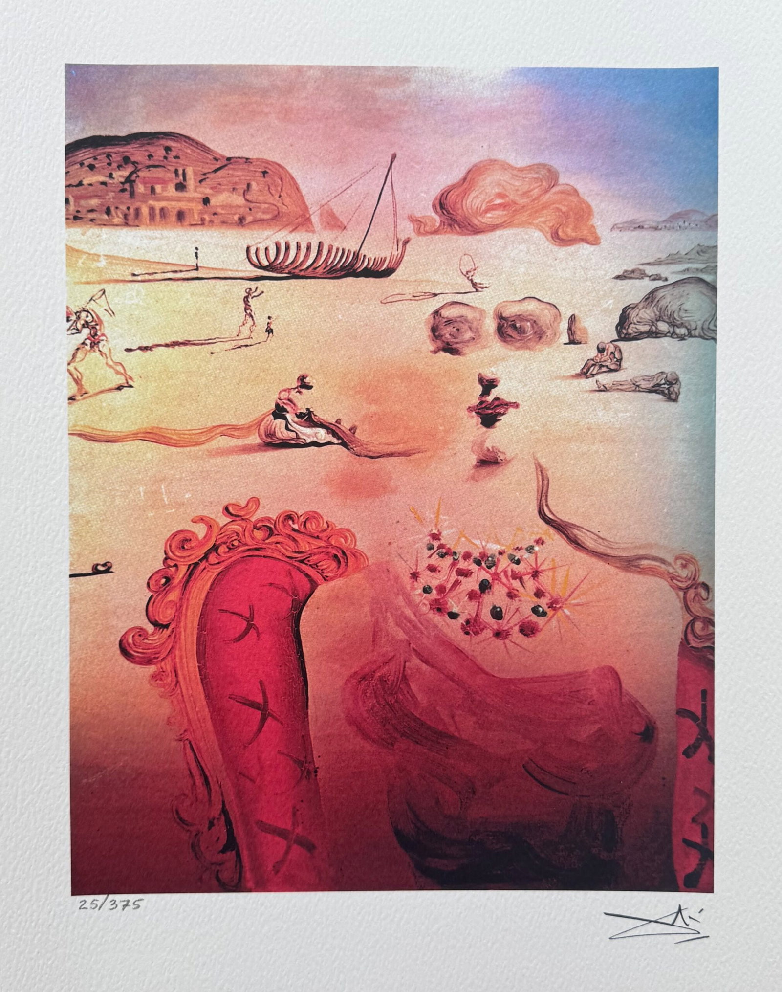 Salvador Dali PARANOIA Facsimile Signed & Numbered Giclee