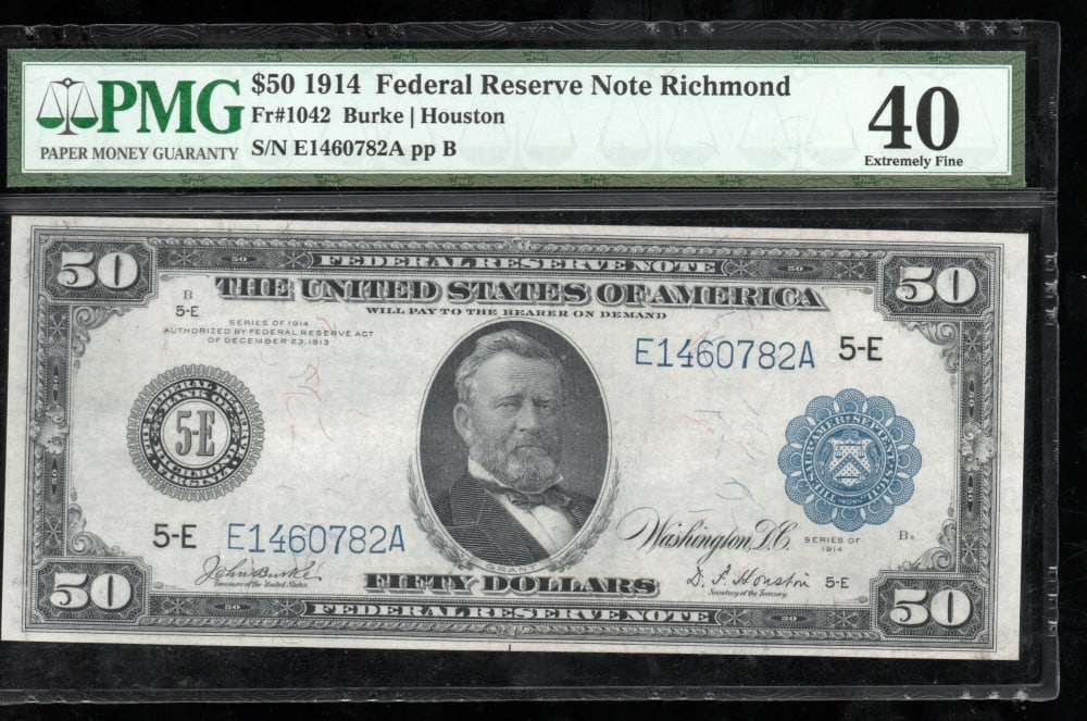 1914 $50 Richmond FRN PMG 40 (1 of 2)
