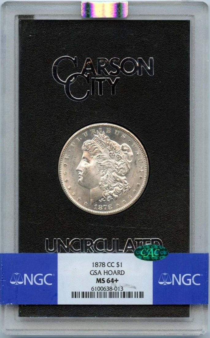 1878-CC $1 Morgan Silver Dollar NGC MS64+