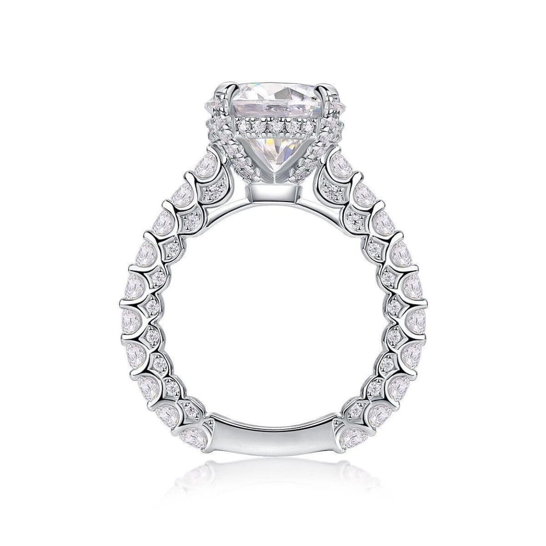 Sterling Silver 5ct Moissanite Ring - 2