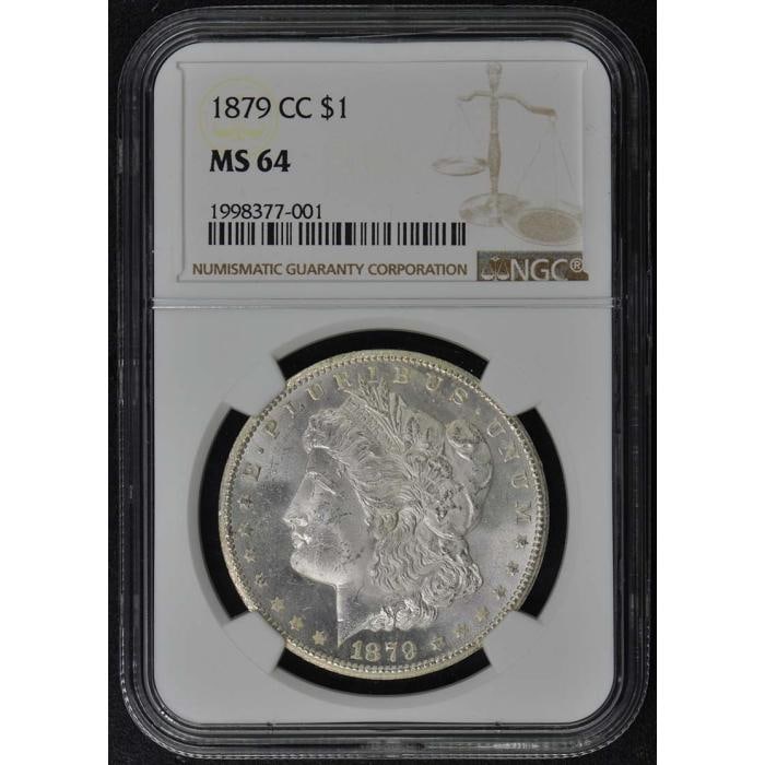 1879-CC $1 Morgan Silver Dollar NGC MS64 (1 of 2)