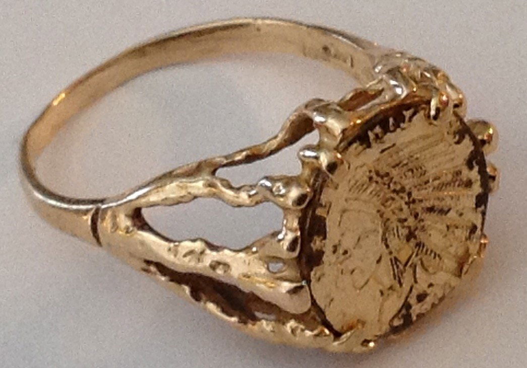 Estate vintage antique 14k gold ring (1 of 5)