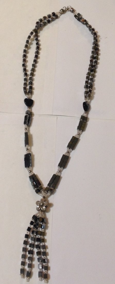 Estate Vintage Hematite statement necklace (1 of 4)
