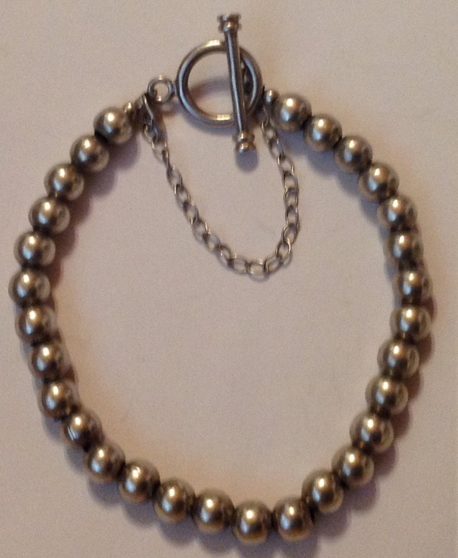 Estate Sterling silver Silpada ball bead bracelet (1 of 3)