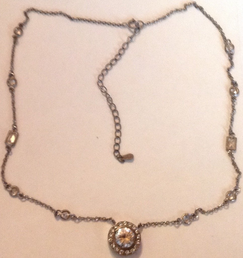 Estate Antique Victorian sterling choker necklace (1 of 3)