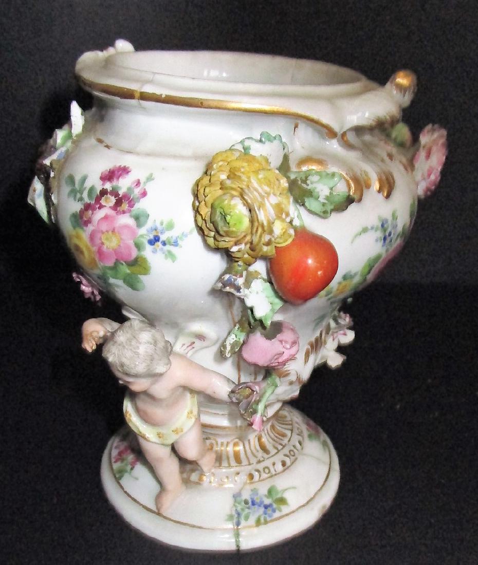Porcelain Sevres vase with Cherubs (1 of 2)