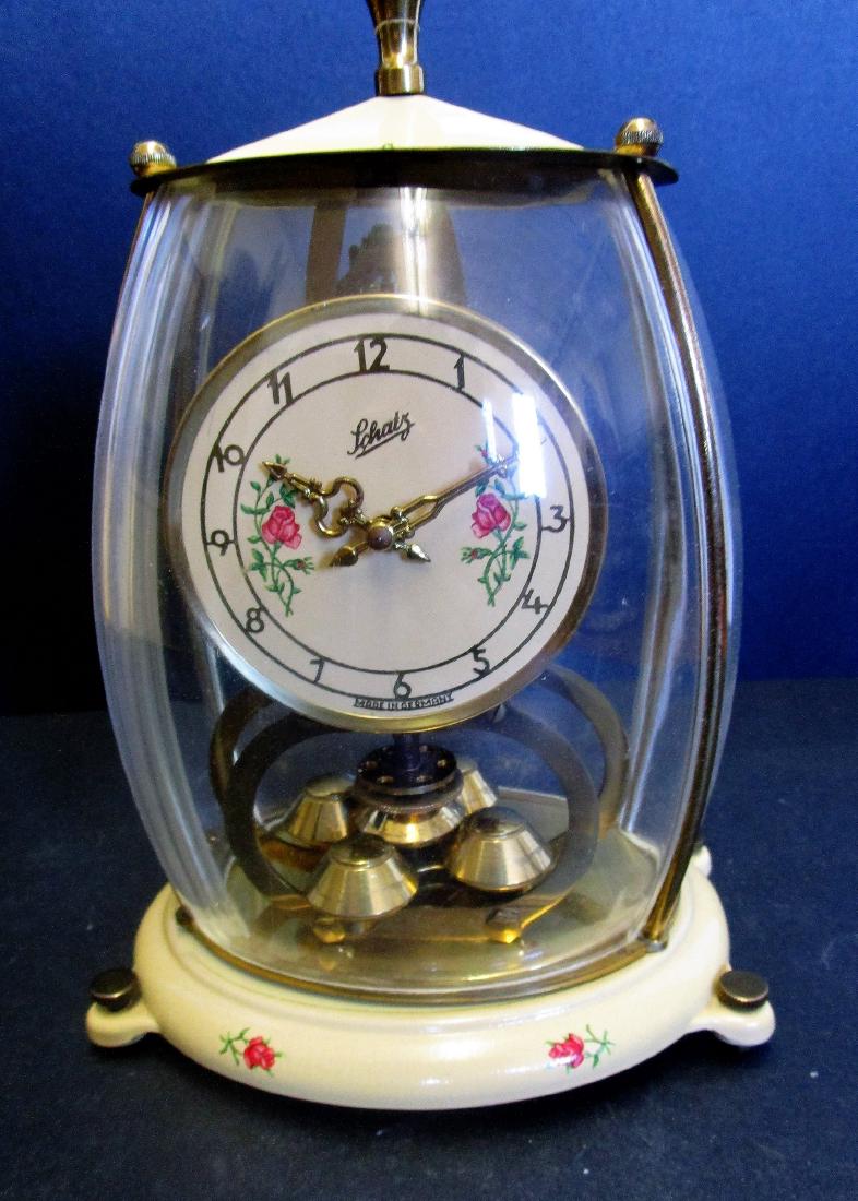 Boudoir Clock - Made in Germnay: Boudoir Clock - Aug. Schataz & Co. HNE Germany 8"
