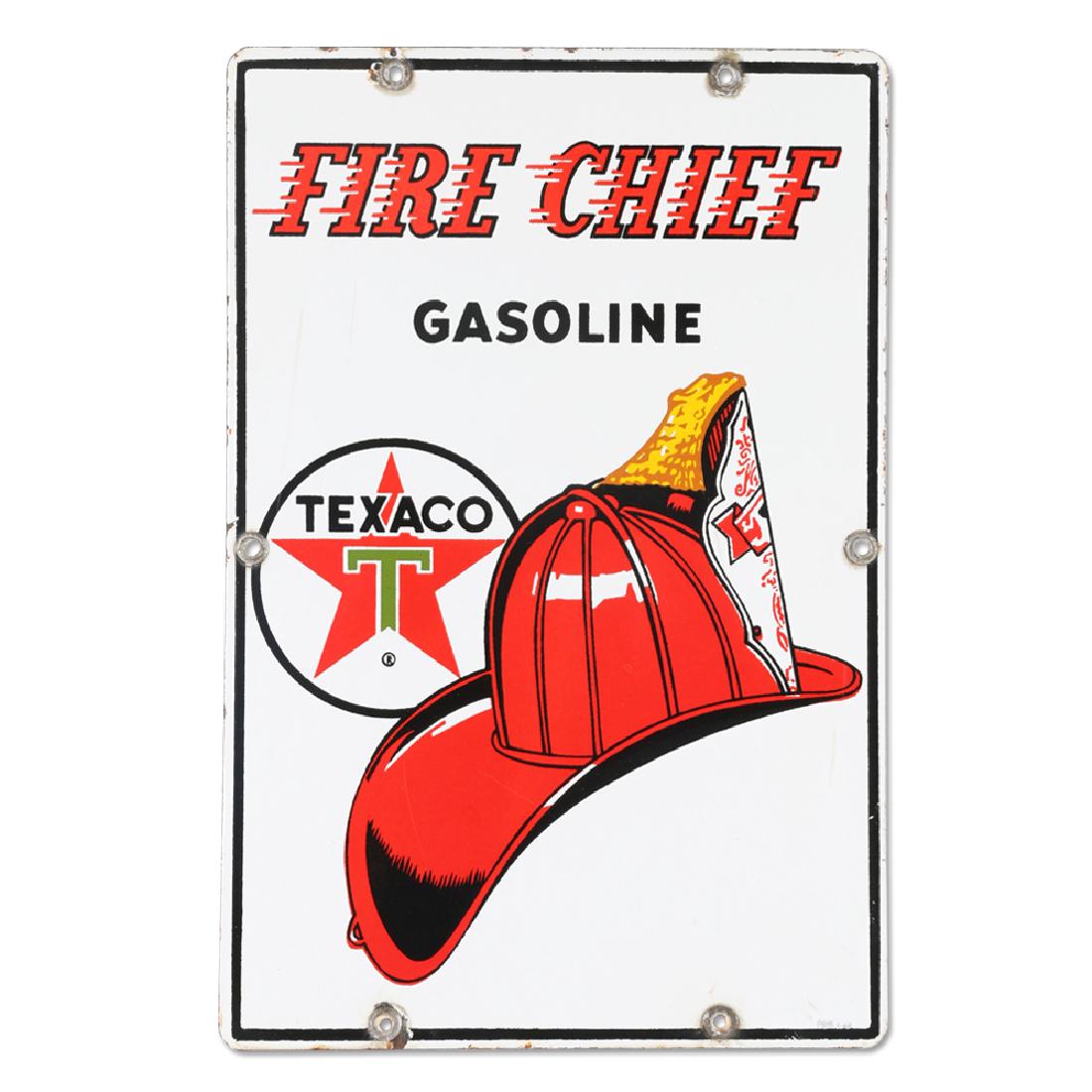 Canadian 1964 Single Sided Porcelain Texaco “Sky-Chief (1 of 4)