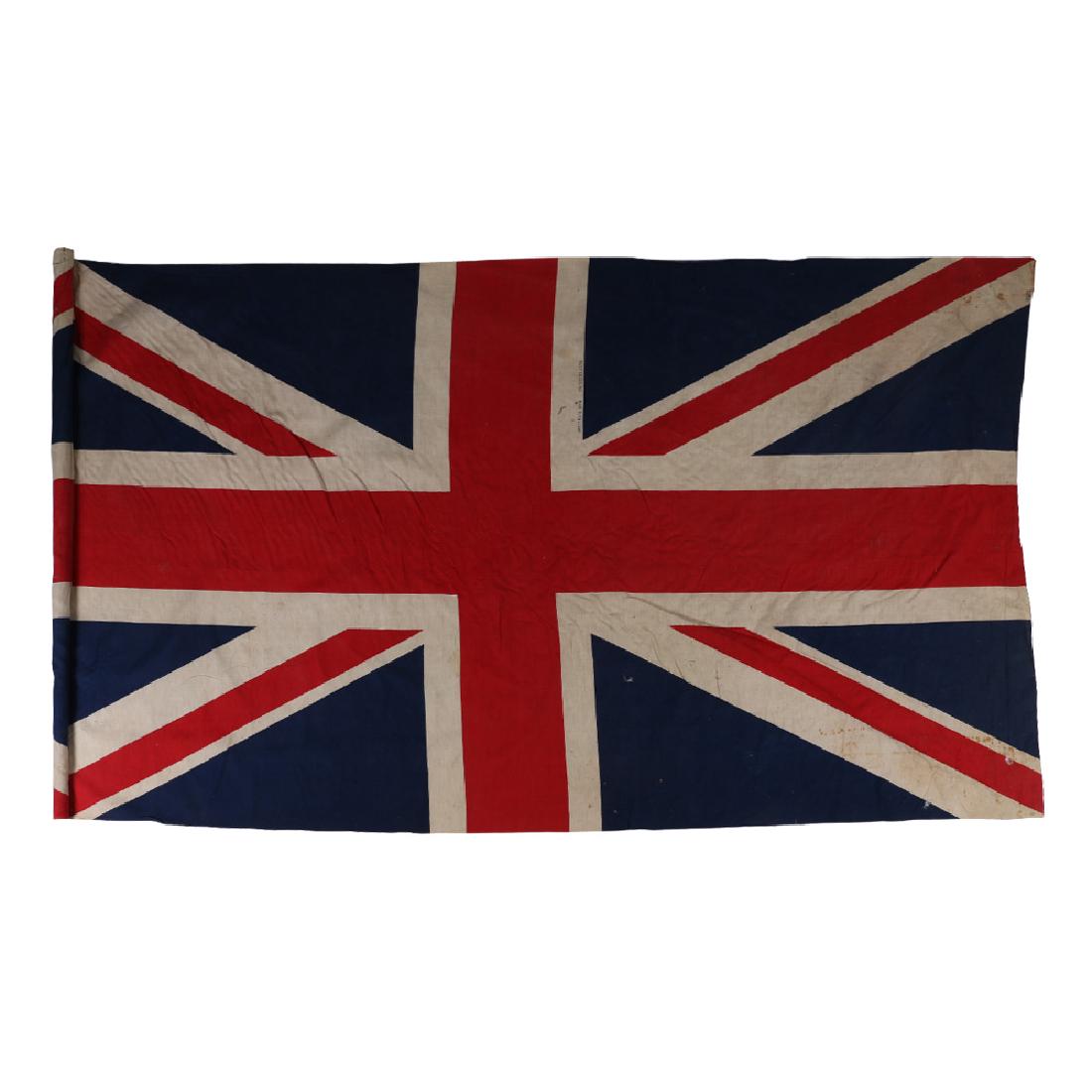 Large 46” WWII-Era Canadian Union Jack Flag (1 of 5)