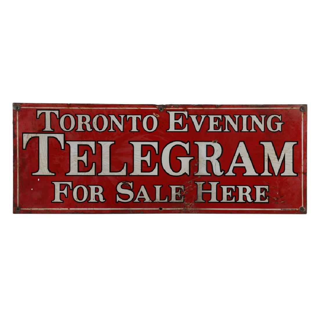 Canadian Single-Sided Porcelain “Toronto Evening (1 of 3)