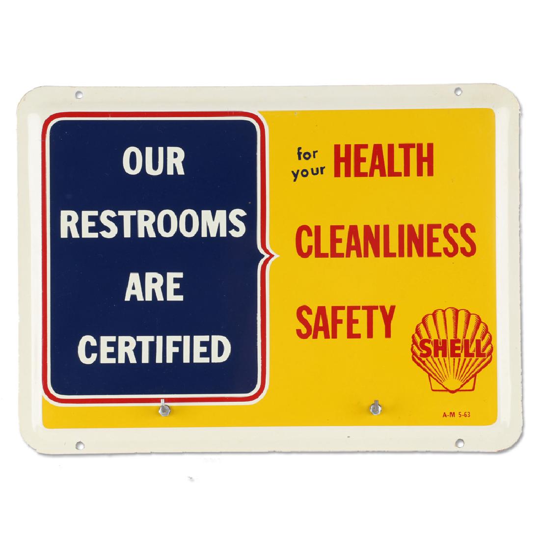 NOS 1963 Shell Service Station Key Holder Lithographed (1 of 4)