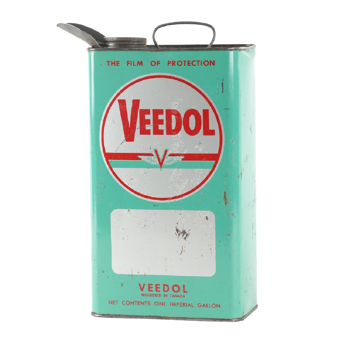 Lithographed Tin 1 Imperial Gallon Tidewater Oil Co. (1 of 8)