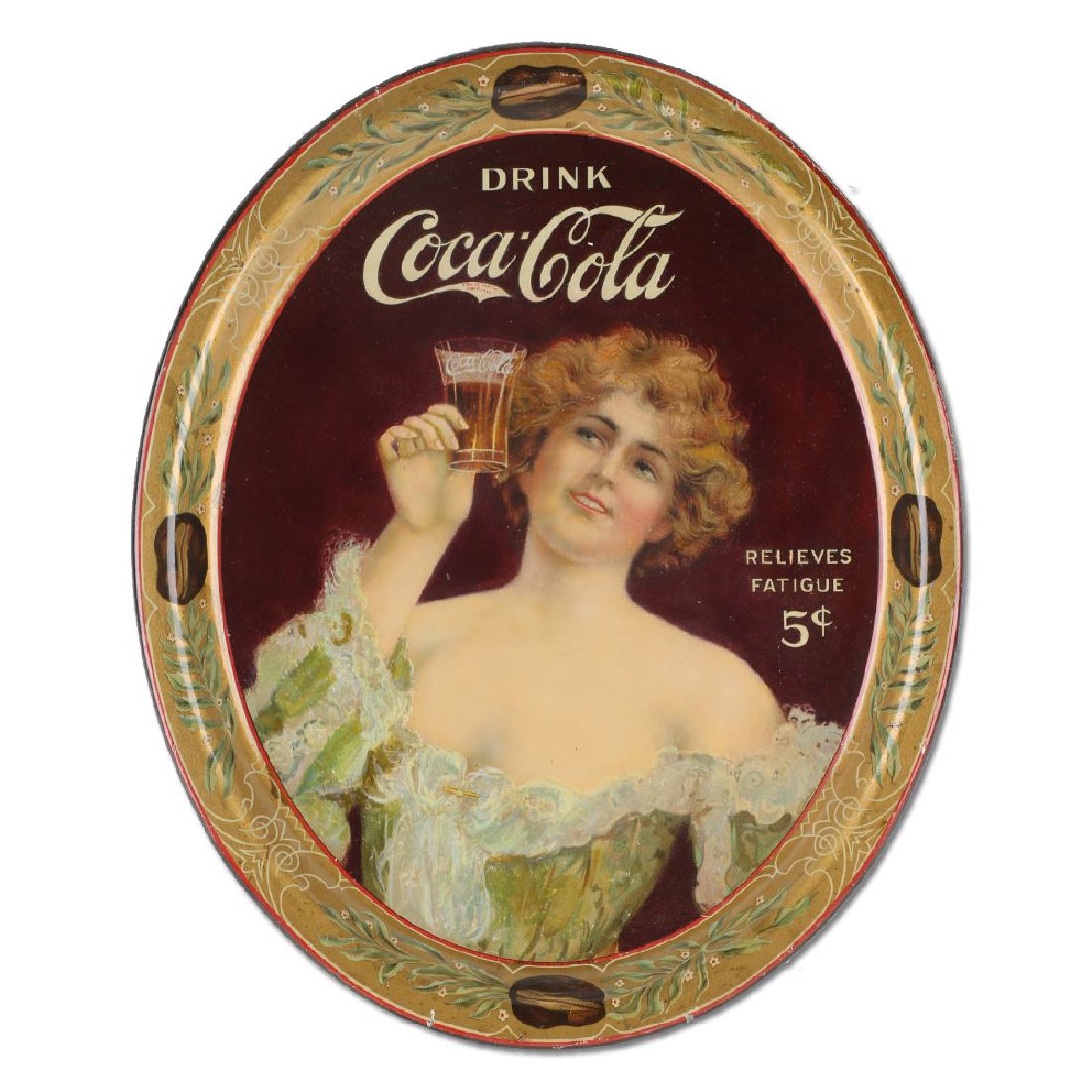 Early & Rare 1907 "Relieves Fatigue 5c" Coca-Cola (1 of 4)