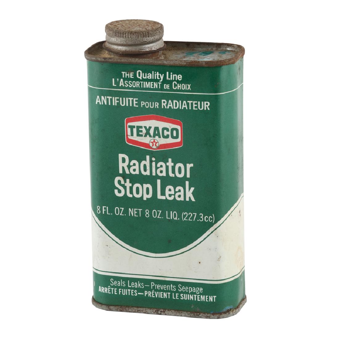 Lithographed Tin 8oz Texaco Canada Radiator Stop Leak (1 of 8)