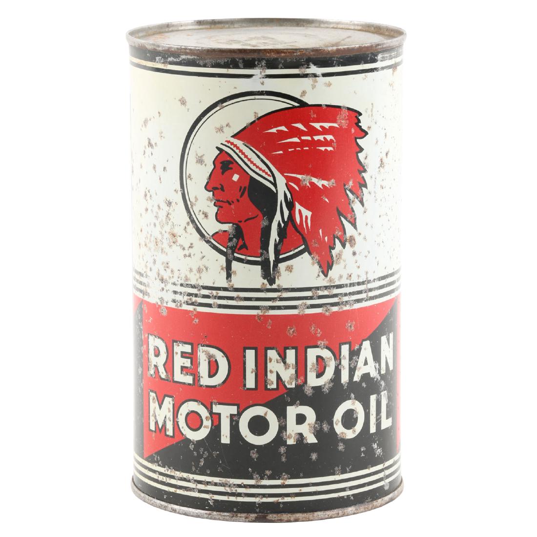 McCollFrontenac Red Indian Motor Oil Imperial 1 Quart