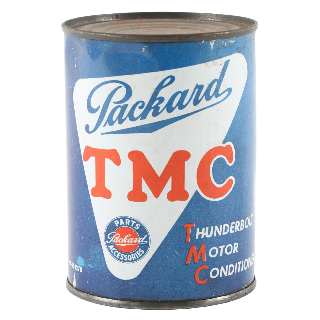 1940's Packard “TMC” 15 oz Tin Litho Can (1 of 6)