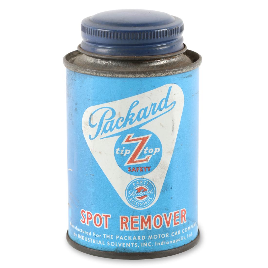 1940's Packard “Spot Remover” 8 oz Tin Litho Can (1 of 7)