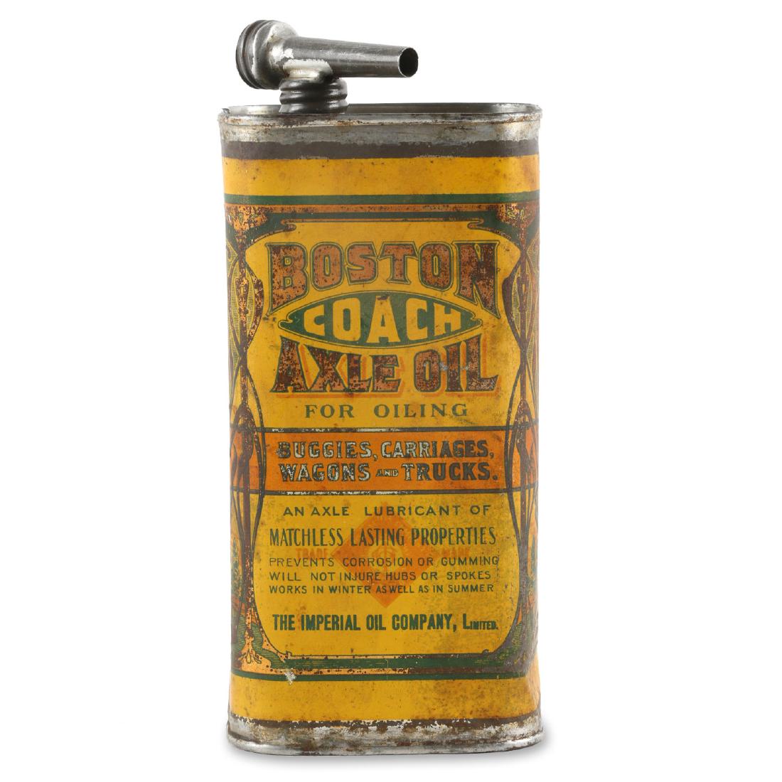 Early c.1910 Imperial Oil Co. “Boston Coach Axle Oil” (1 of 7)