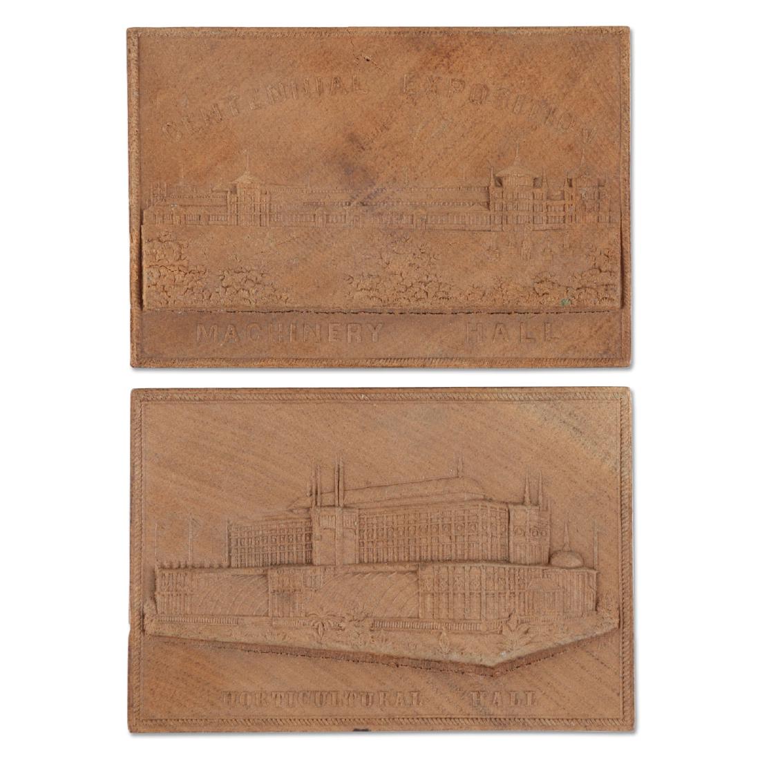 Pair (2) 1876 Philadelphia Centennial Exposition (1 of 5)