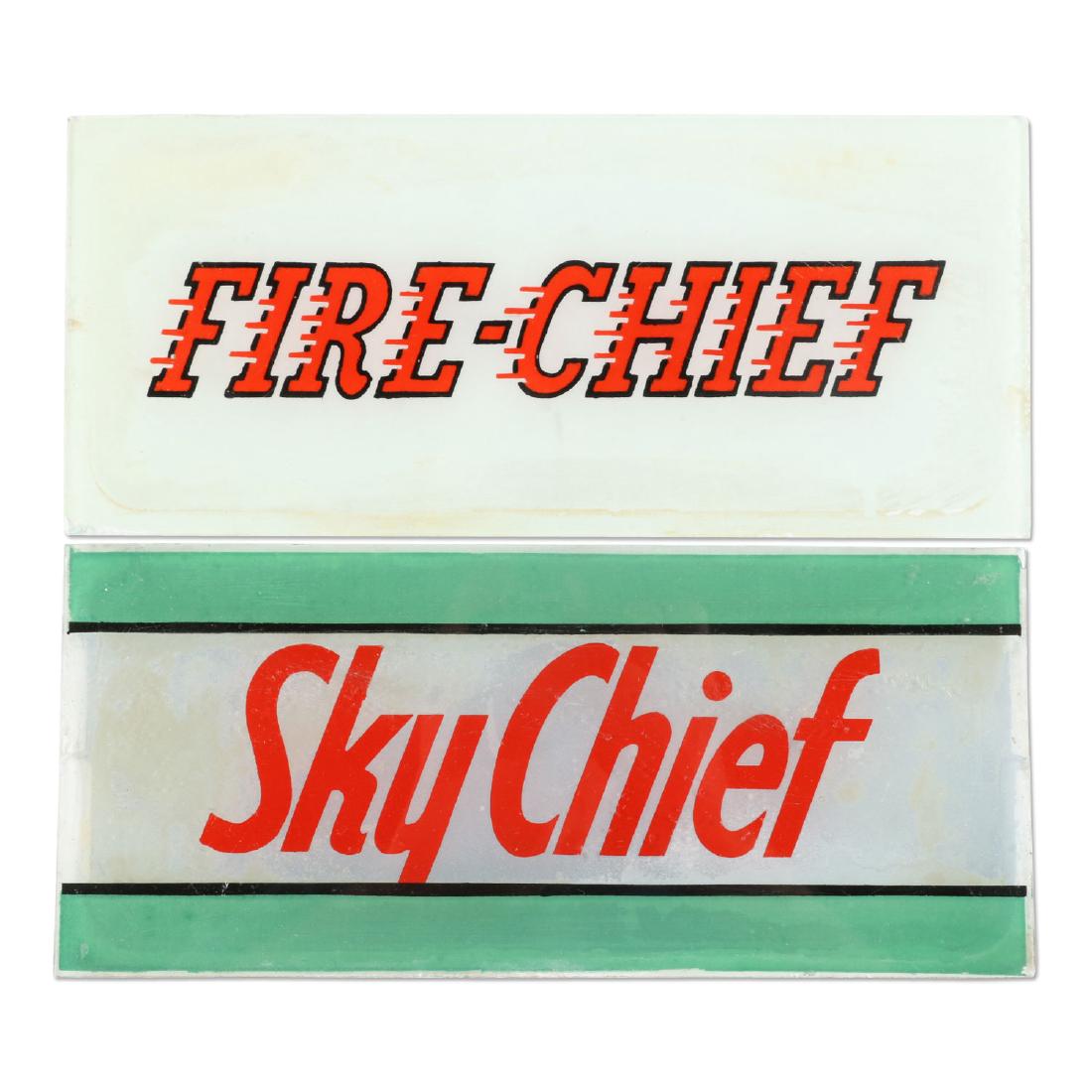 2 1950’s Texaco Sky Chief & Fire Chief Gasoline Pump Ad (1 of 3)