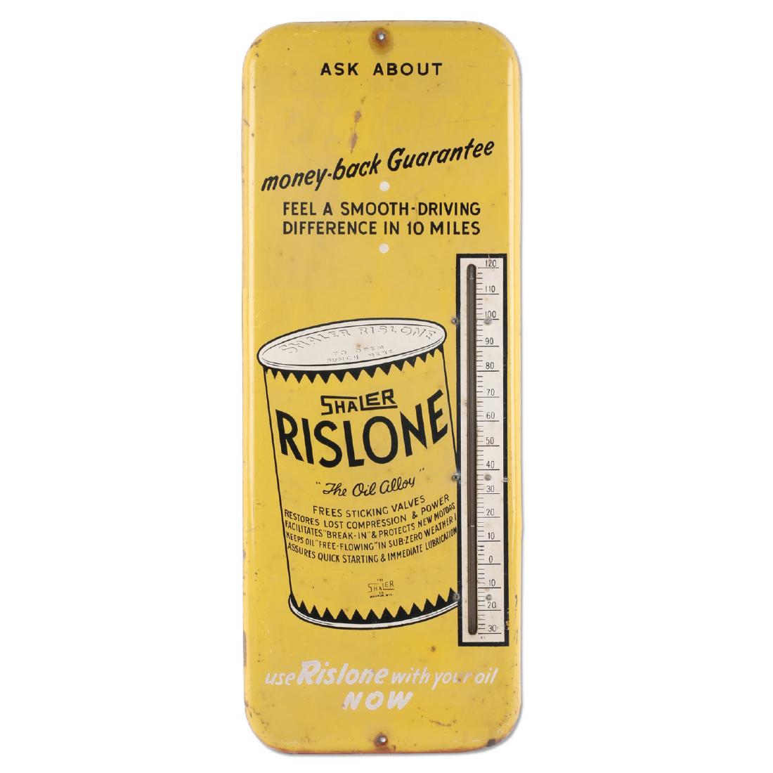 Large Shaler “Rislone” Oil Additive Tin Litho (1 of 7)
