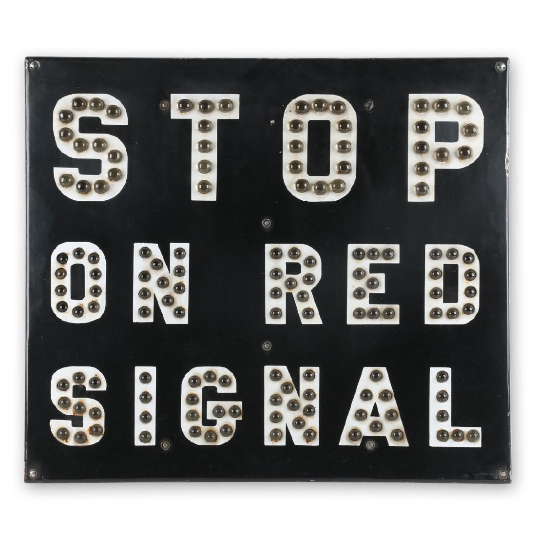 Rare Early “Stop on Red Signal” Cat’s Eye Reflector (1 of 5)