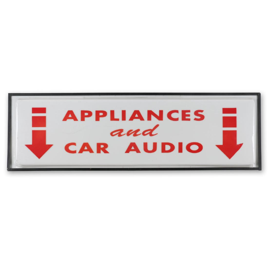 1970’s “Appliances and Car Audio” Dealer Backlit Box (1 of 7)