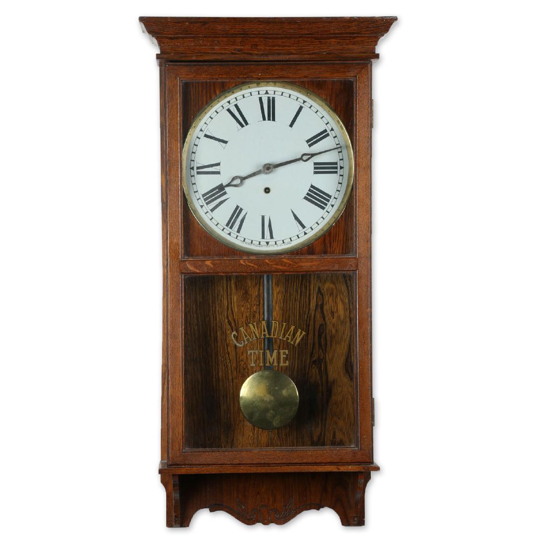 Pequegnat "Canadian Time" Wall Clock