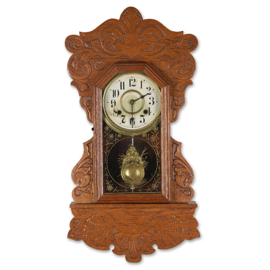 New Haven Hanging Gingerbread Wall Clock (1 of 10)