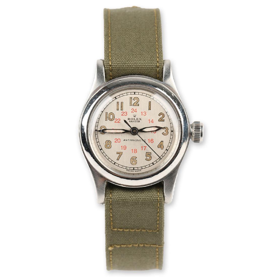 WWII-Era Rolex Oyster “Antimagnetic” Wristwatch (1 of 8)