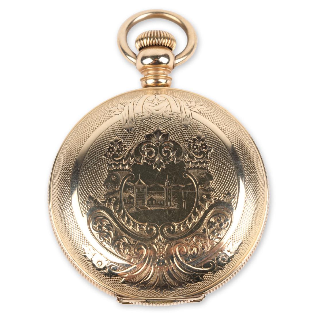 18S 11J Elgin Nat’l Key-Wind Full Hunter Pocket Watch (1 of 10)
