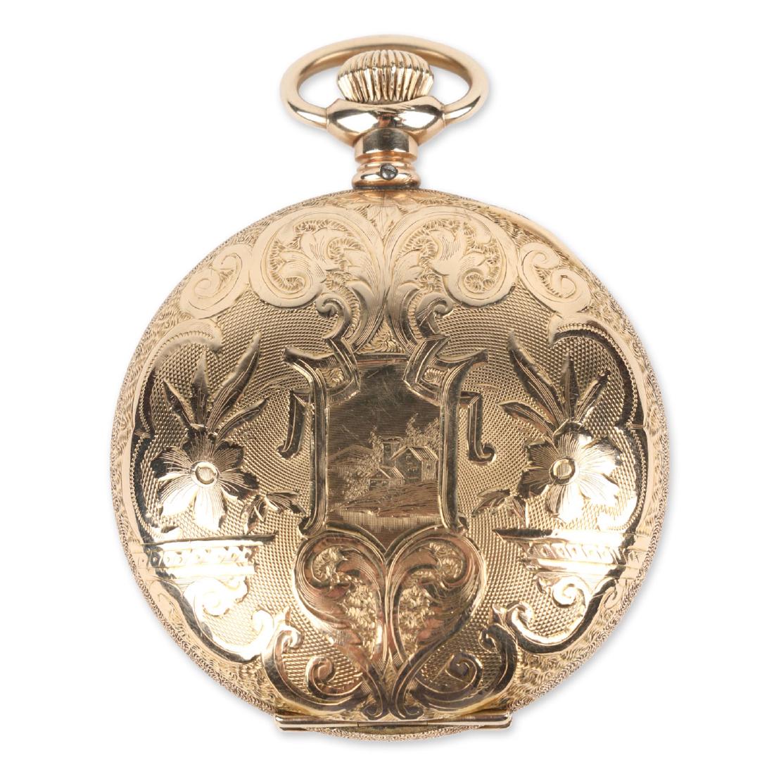 18S 7J Elgin Nat’l Full Hunter Pocket Watch (1 of 8)