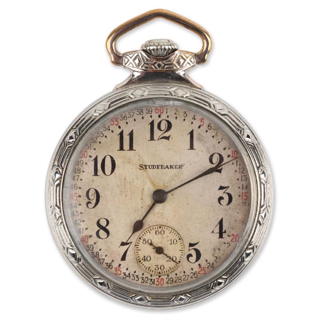 21J South Bend 227 Model “Studebaker” Pocket Watch (1 of 7)