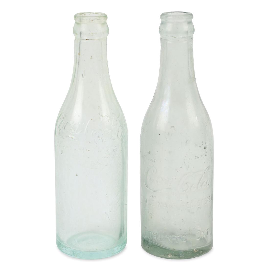 Two (2) Early Canadian Coca Cola Bottles (1 of 9)