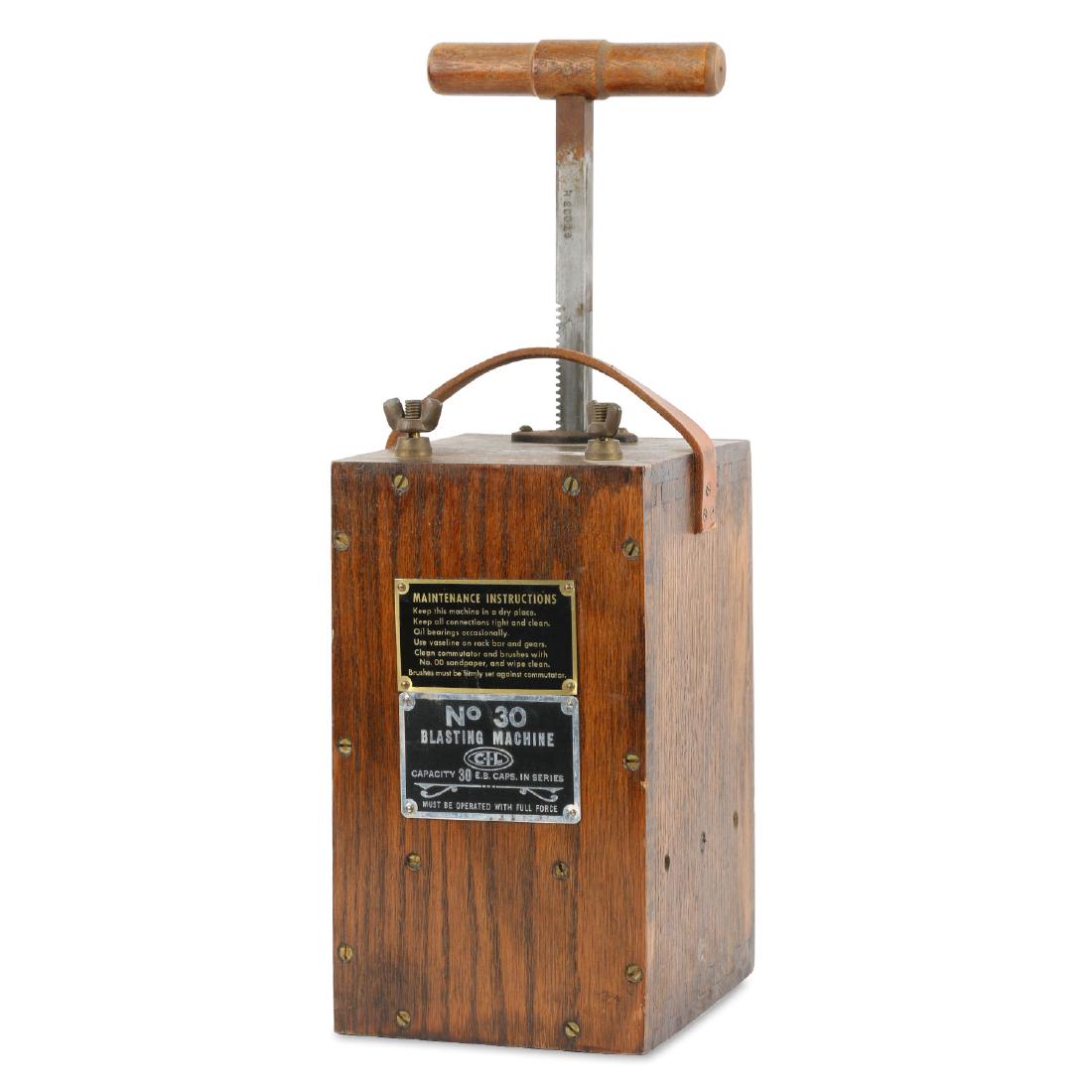 CIL No. 30 Oak Dynamite Blasting Machine (1 of 7)