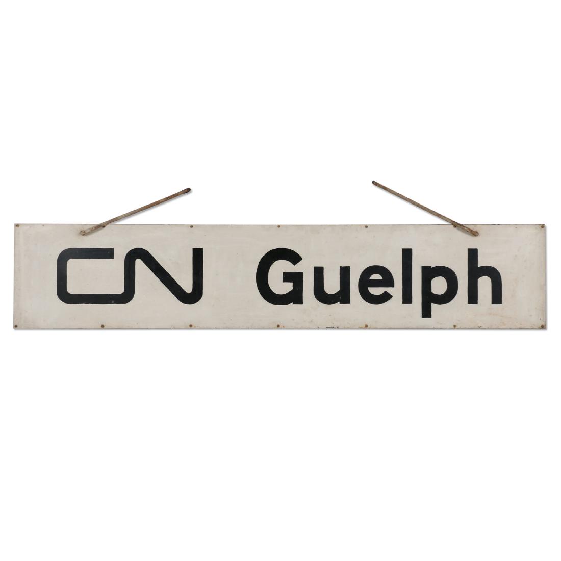 CN Guelph Railway Station Sign (1 of 4)