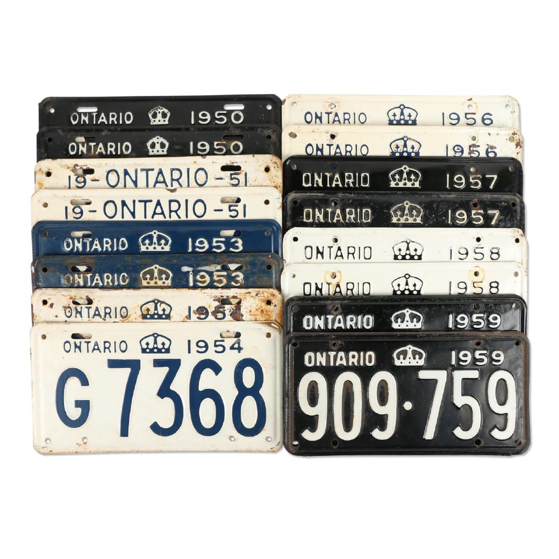 License Plates, Ontario