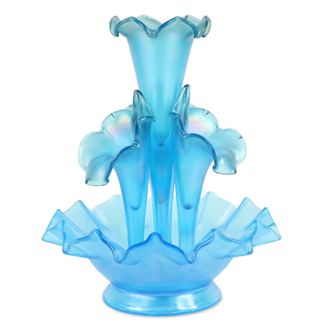 Fenton Celeste Blue Epergne (1 of 11)