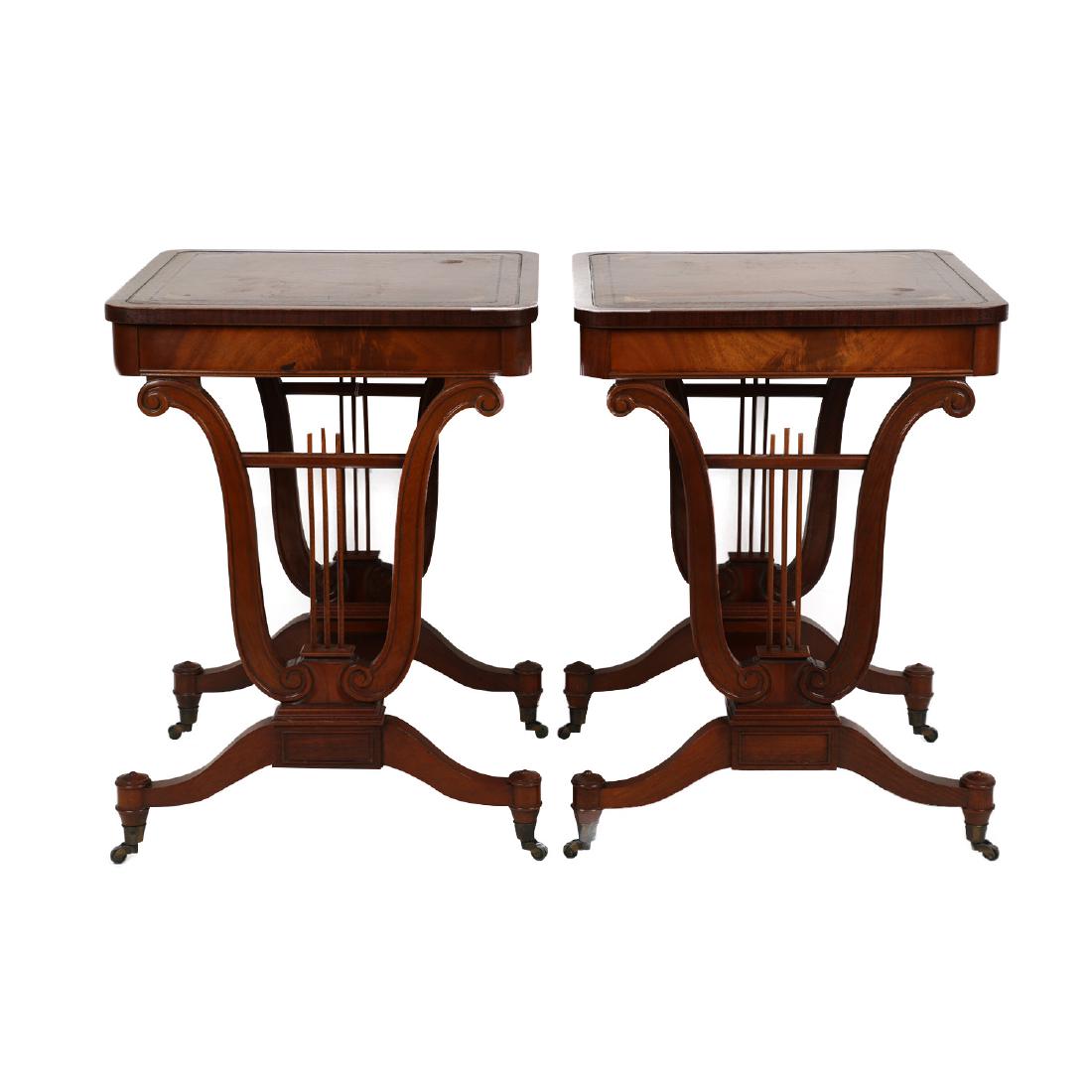 English Mahogany Side Tables (1 of 8)