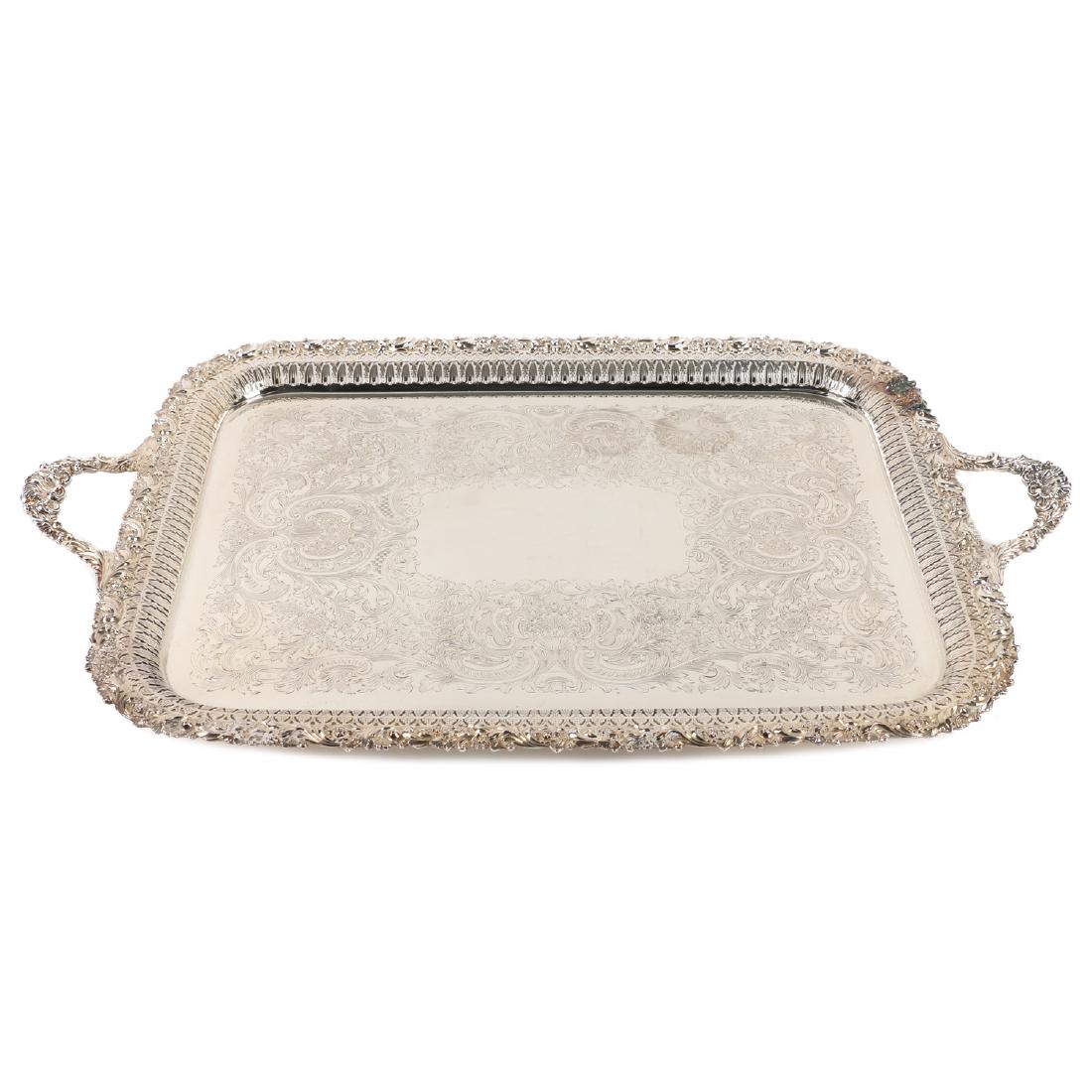 Silverplated Serving Tray (1 of 7)