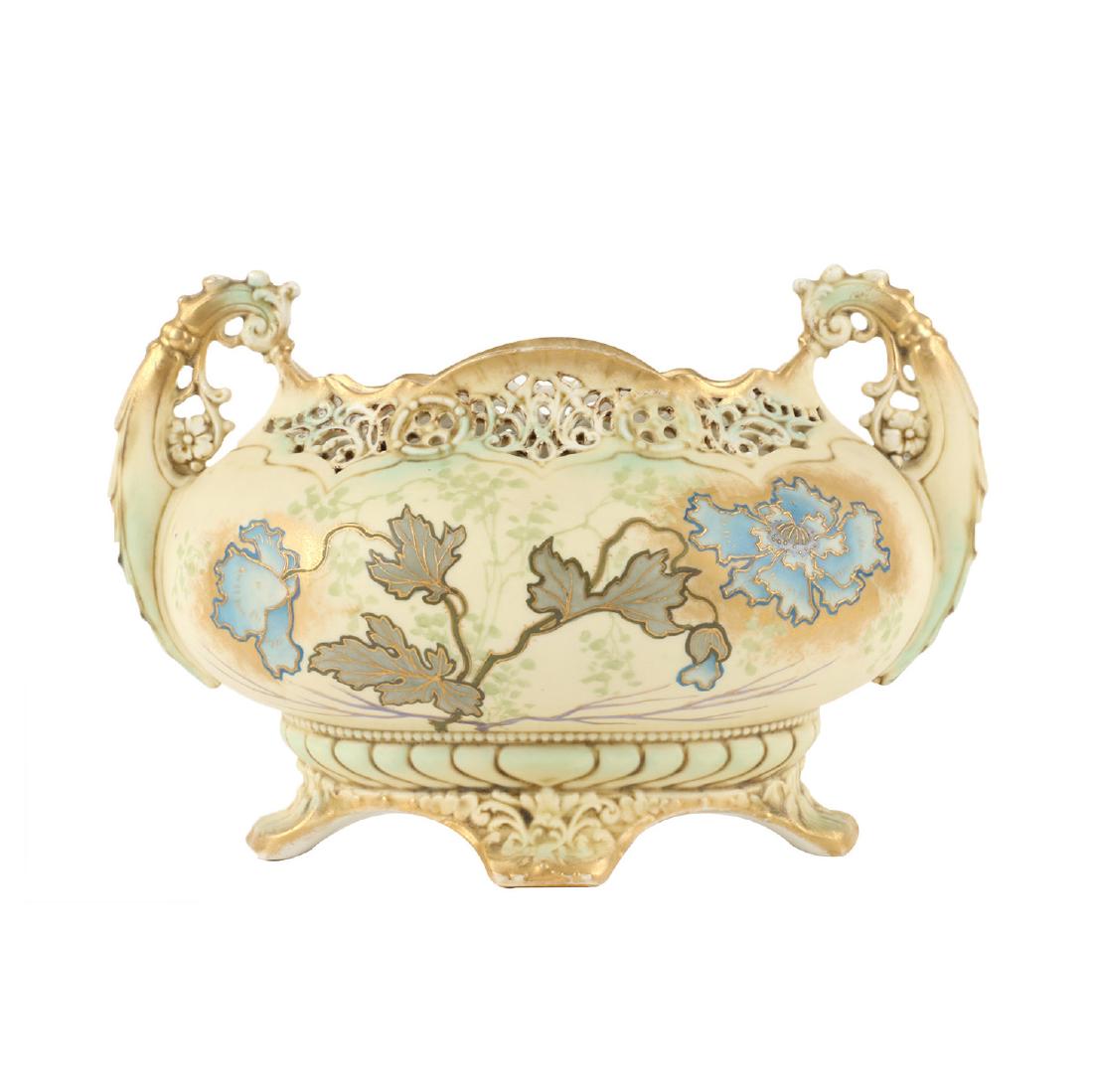 Ernst Wahliss Porcelain Reticulated Vase (1 of 7)