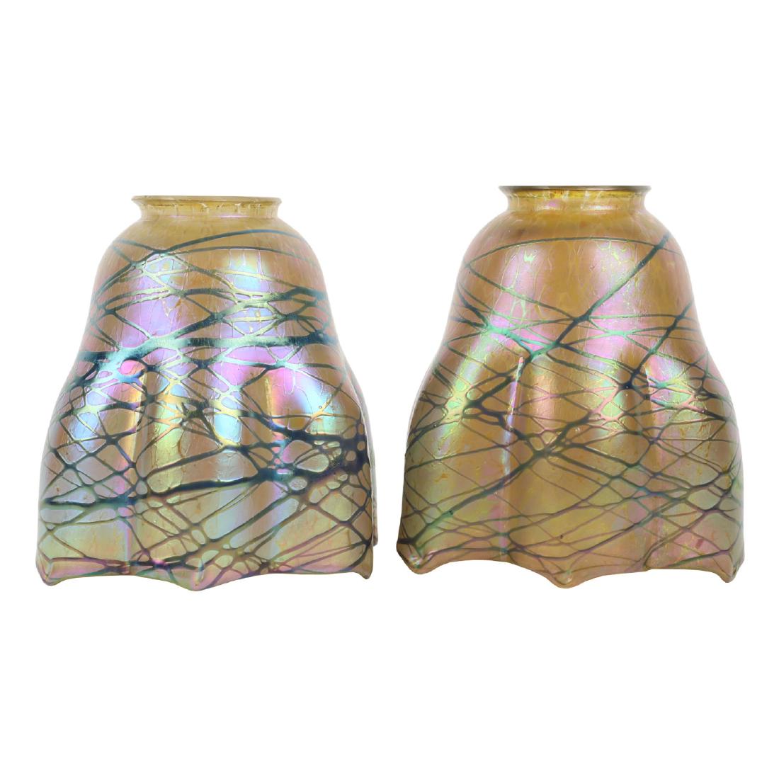 Loetz Art Glass Lamp Shades (1 of 8)