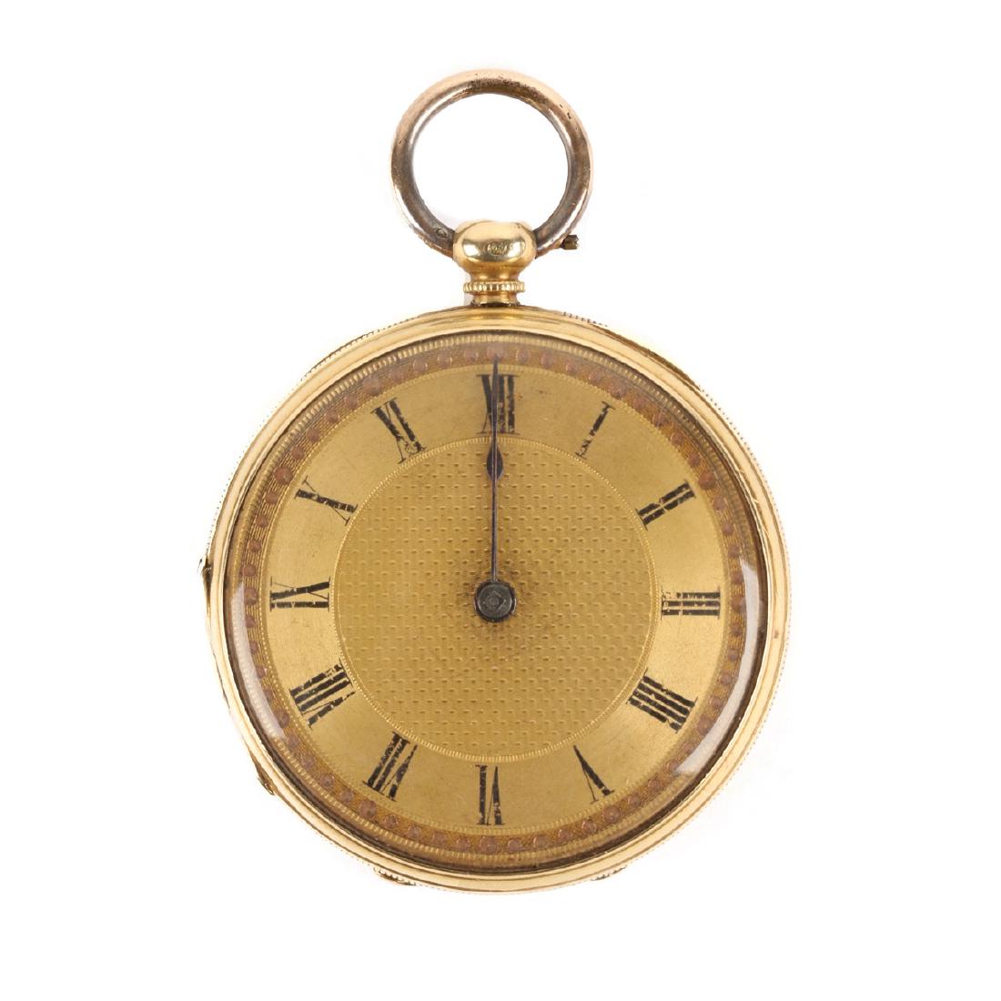 18K Gold English Pocket Watch (1 of 10)