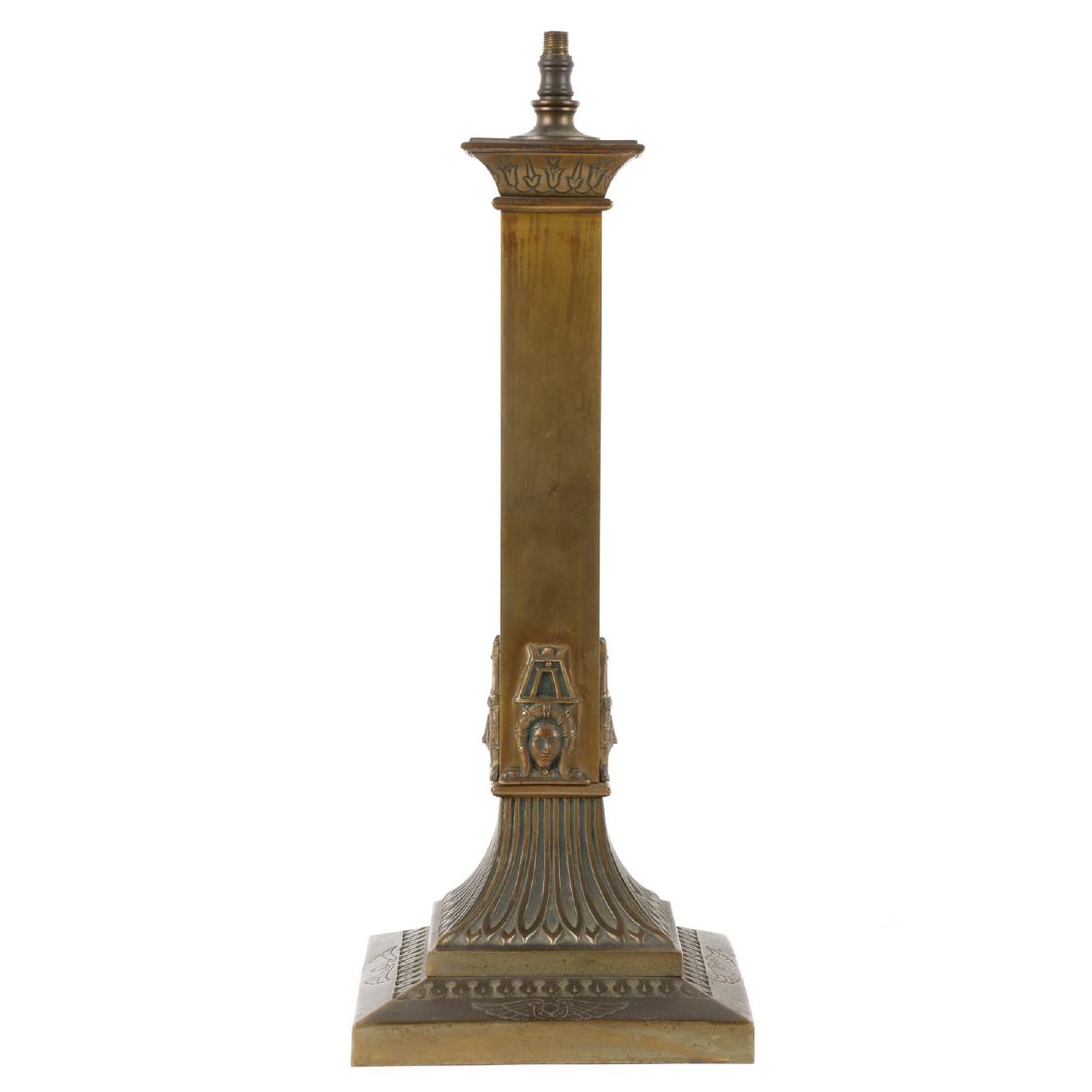 Egyptian Revival Table Lamp Base (1 of 7)