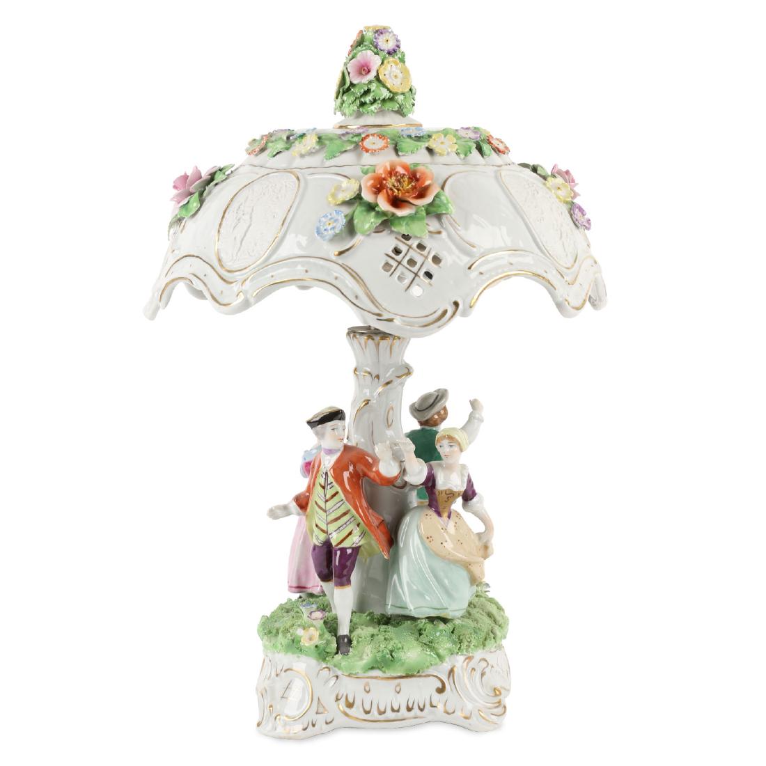 German Porcelain Table Lamp (1 of 10)