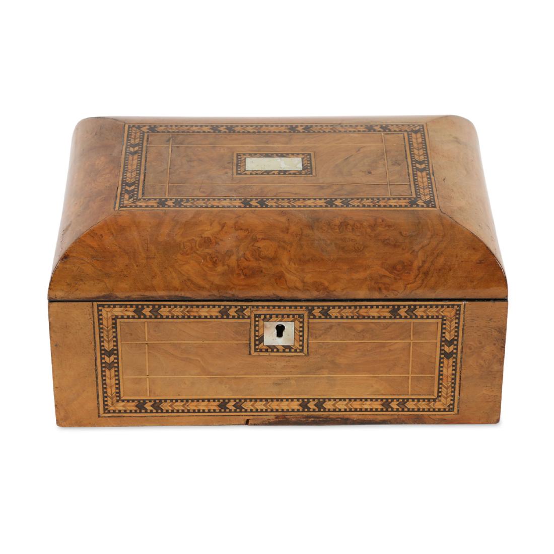 Tunbridge Inlaid Sewing Box (1 of 8)