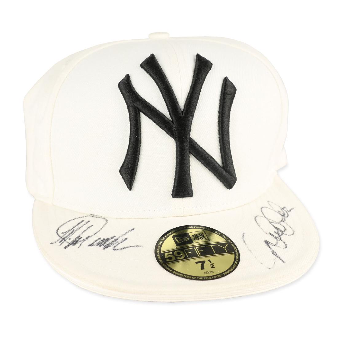 Posada & Jeter Signed Yankees Cap (1 of 6)