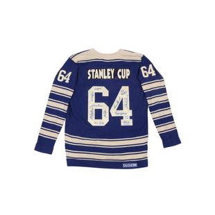 "Stanley Cup 64" Signed Jersey: Toronto Maple Leafs.